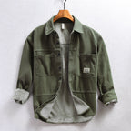 Cargo fleece overshirt