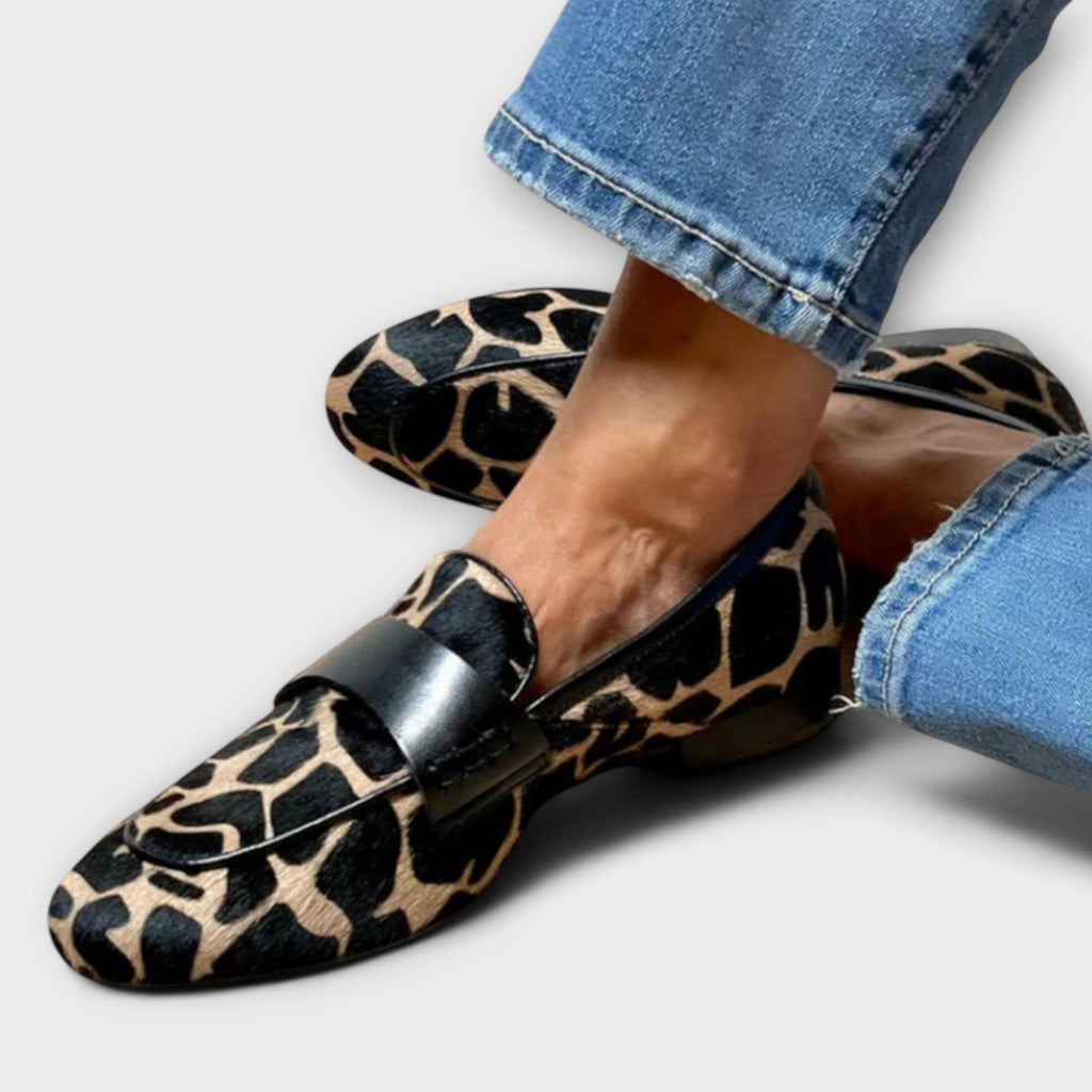 Orthopaedic Leopard Slipper