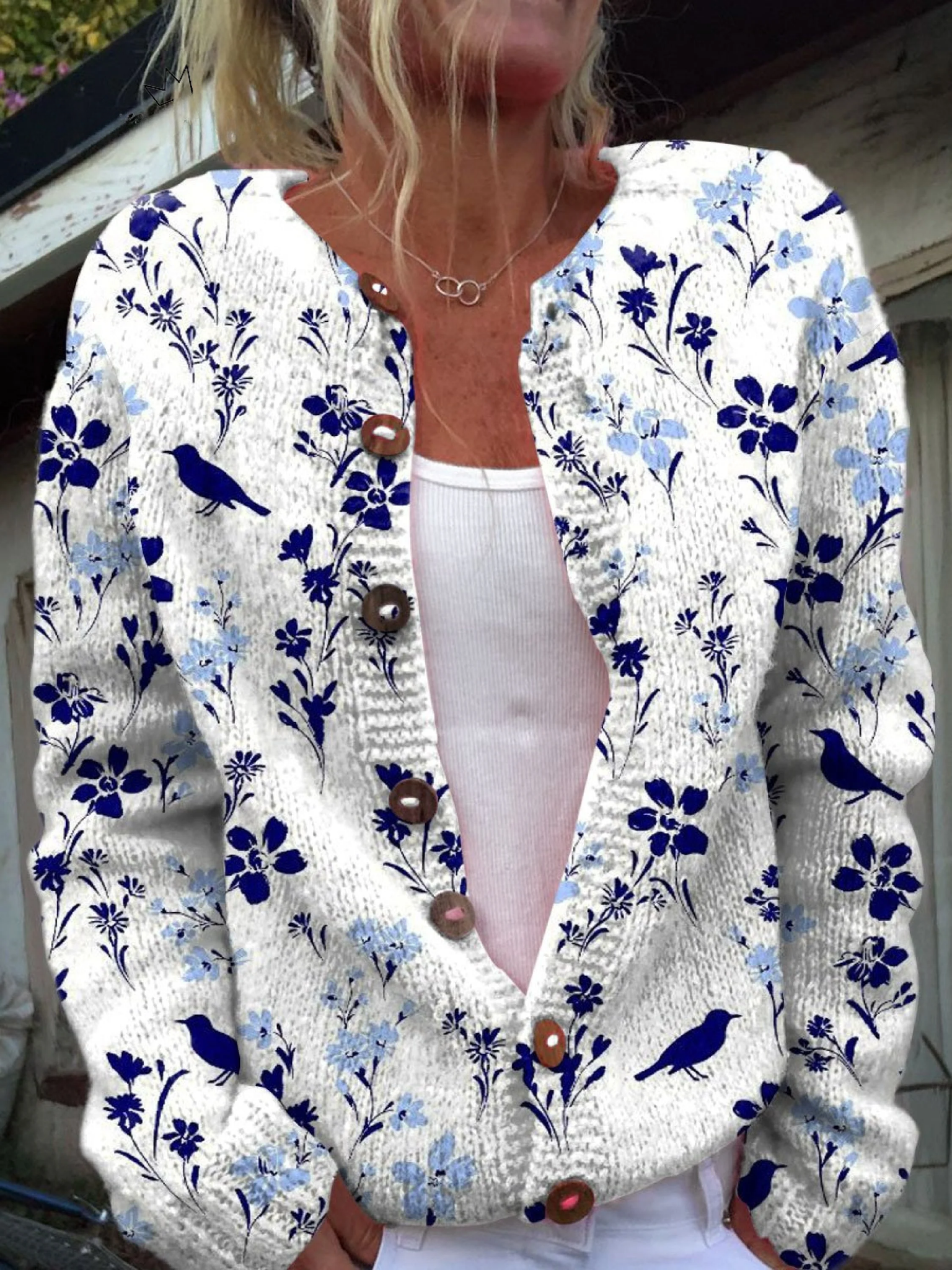 Maglione da giardino vintage Aurora 