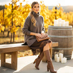 Set maglione a collo alto