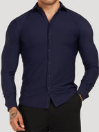 CAMICIA ELASTICIZZATA NON STIRO