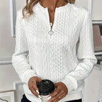 Maglia con cerniera Camilla Signature