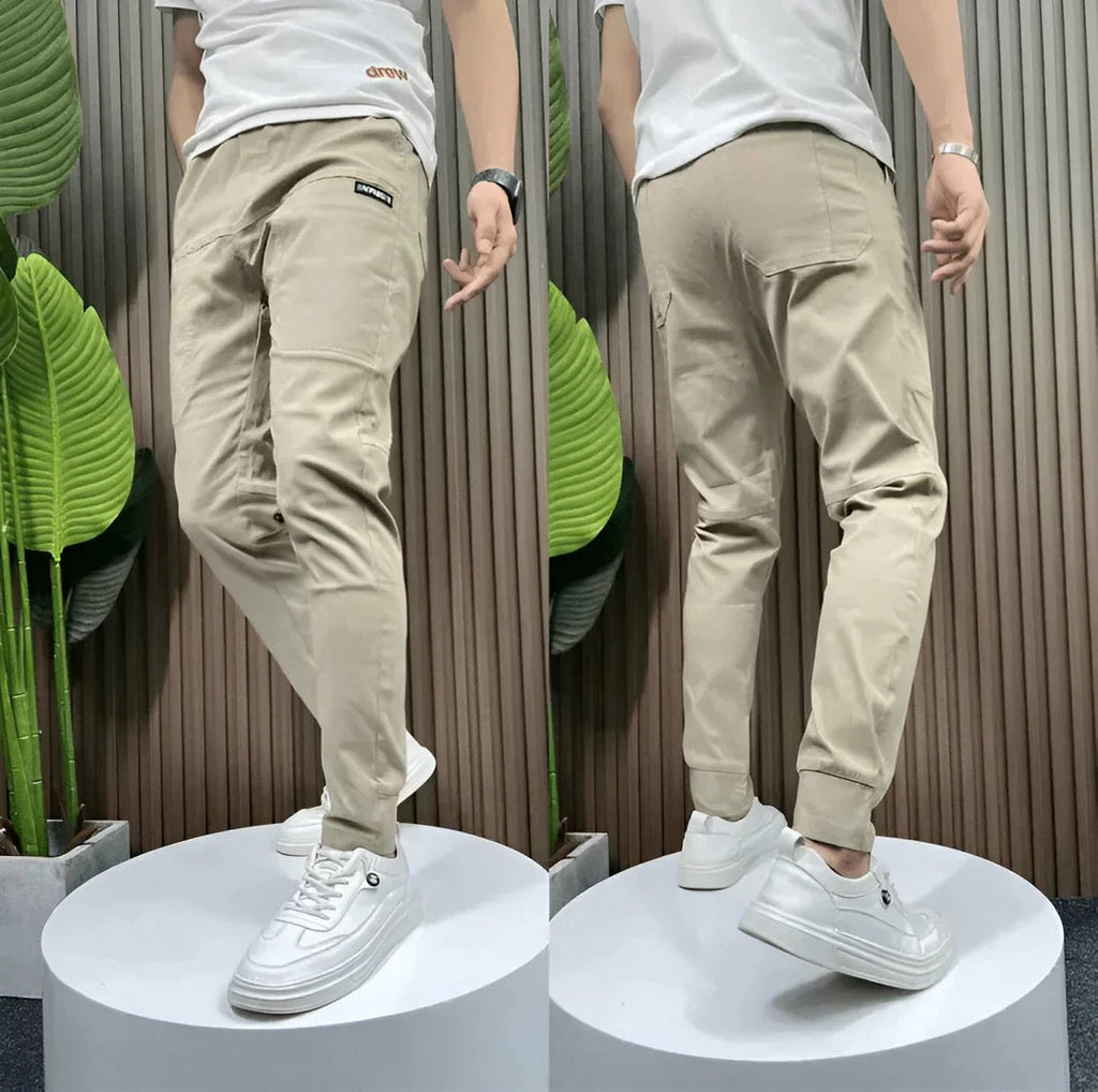 Pantaloni cargo elastici