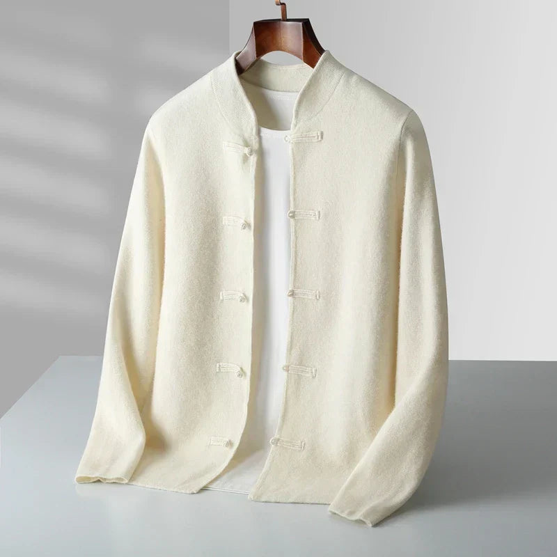 Cardigan classico in cashmere Blaine