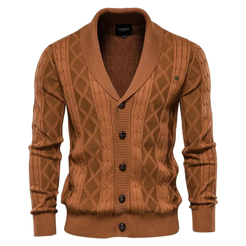 Cardigan con patta abbottonata Augustus 