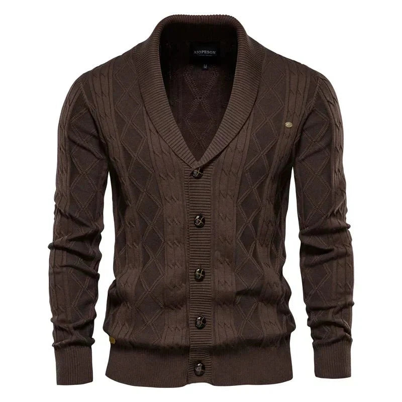 Cardigan con patta abbottonata Augustus 