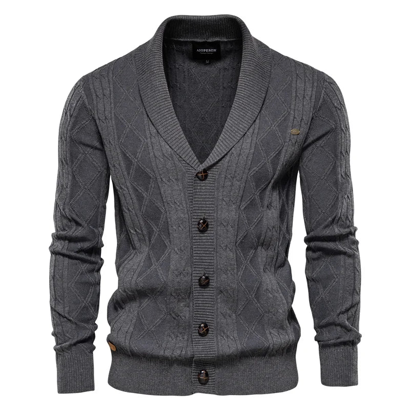 Cardigan con patta abbottonata Augustus 
