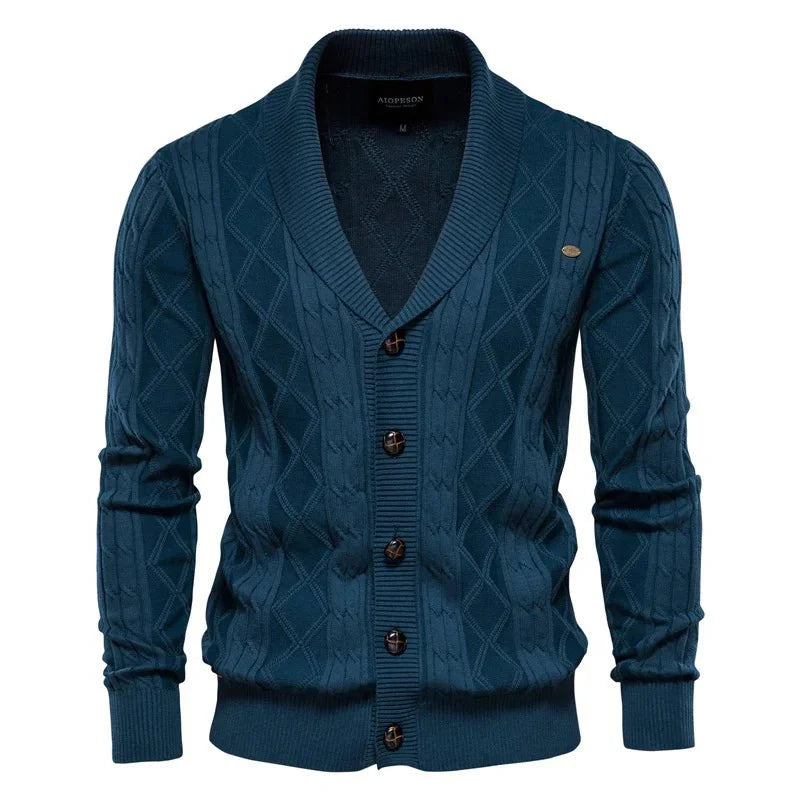 Cardigan con patta abbottonata Augustus 