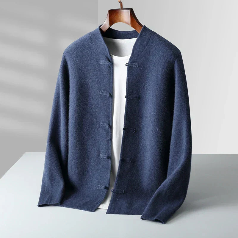 Cardigan classico in cashmere Blaine