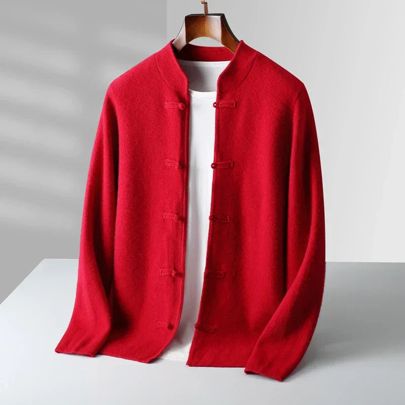 Cardigan classico in cashmere Blaine