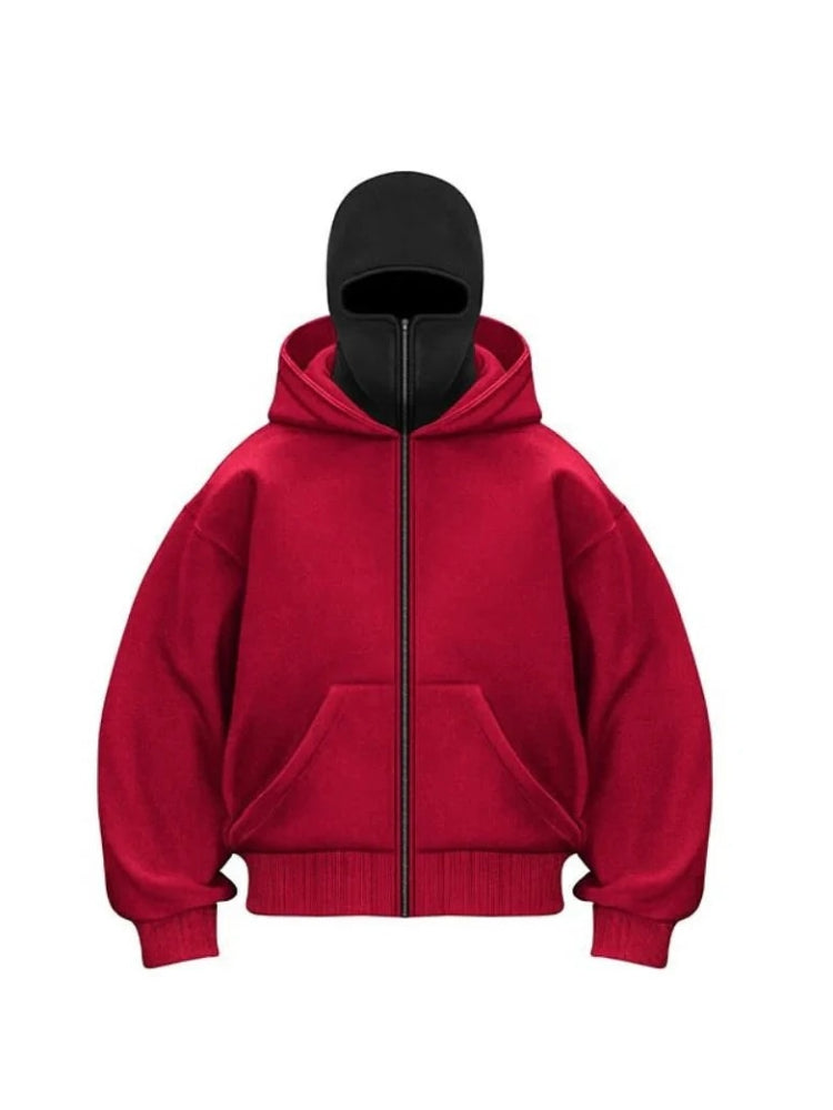 Felpa con cappuccio passamontagna unisex