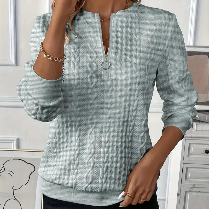 Maglia con cerniera Camilla Signature