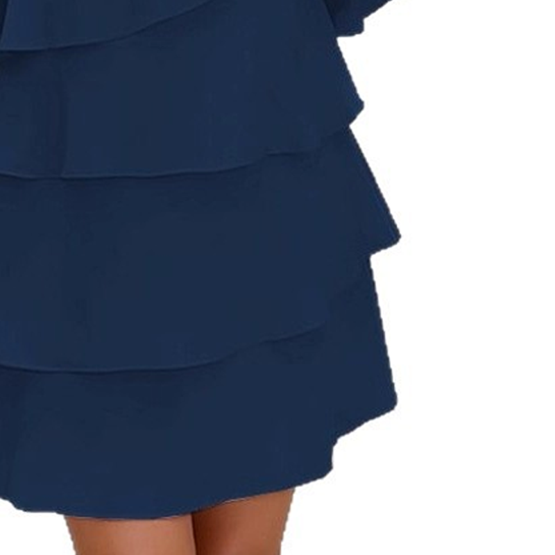 Abito Volant Romantico