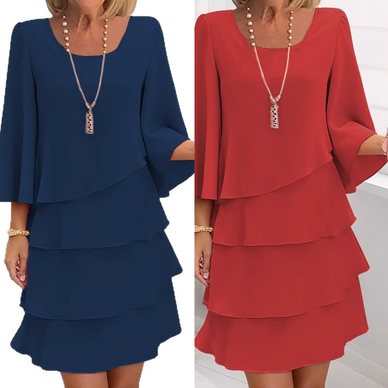 Abito Volant Romantico